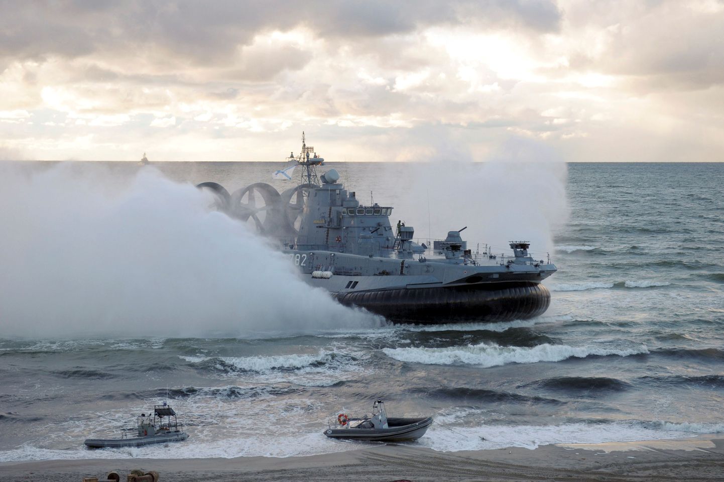 Vene sõjalaev Kalinigradi juures Läänemerel 2013. aastal Vene-Valgevene ühisõppuste ajal.