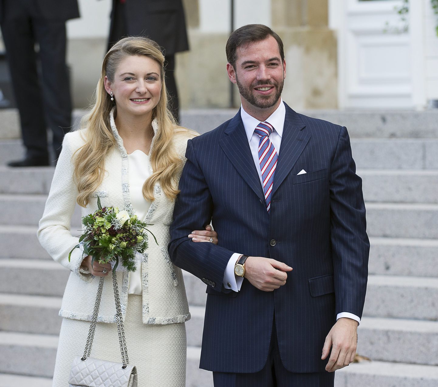 Luksemburgi troonipärijast suurhertsog Guillaume ja ta naine suurhertsoginna Stephanie