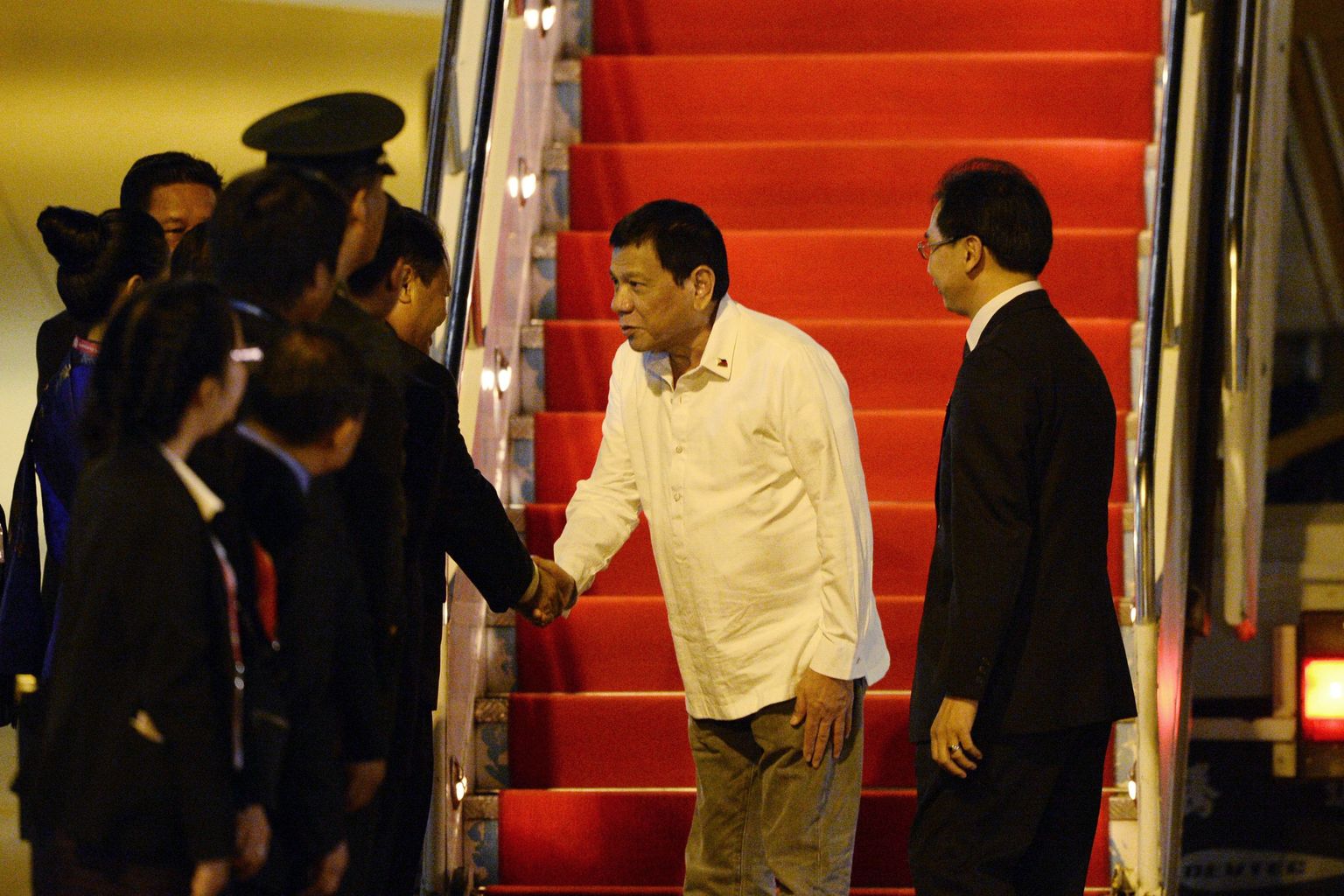 Filipiinide president Rodrigo Duterte saabumas Kagu-Aasia riikide ühenduse (ASEAN)tippkohtumisele.