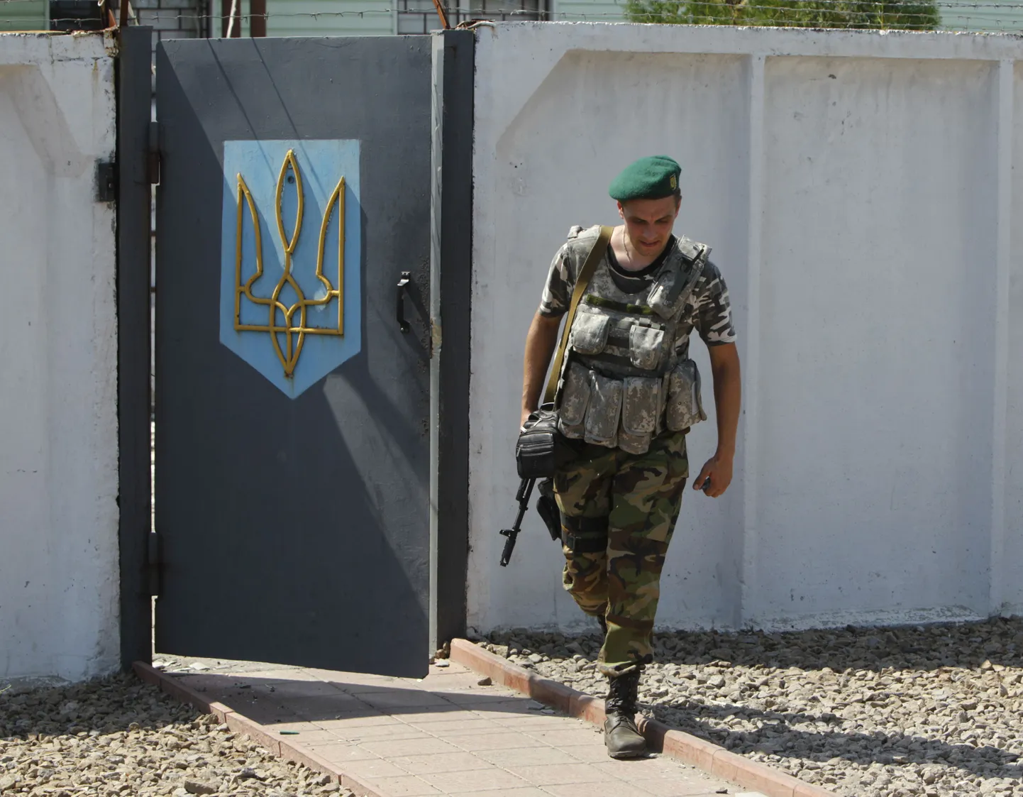 Ukraina piirivalvur.