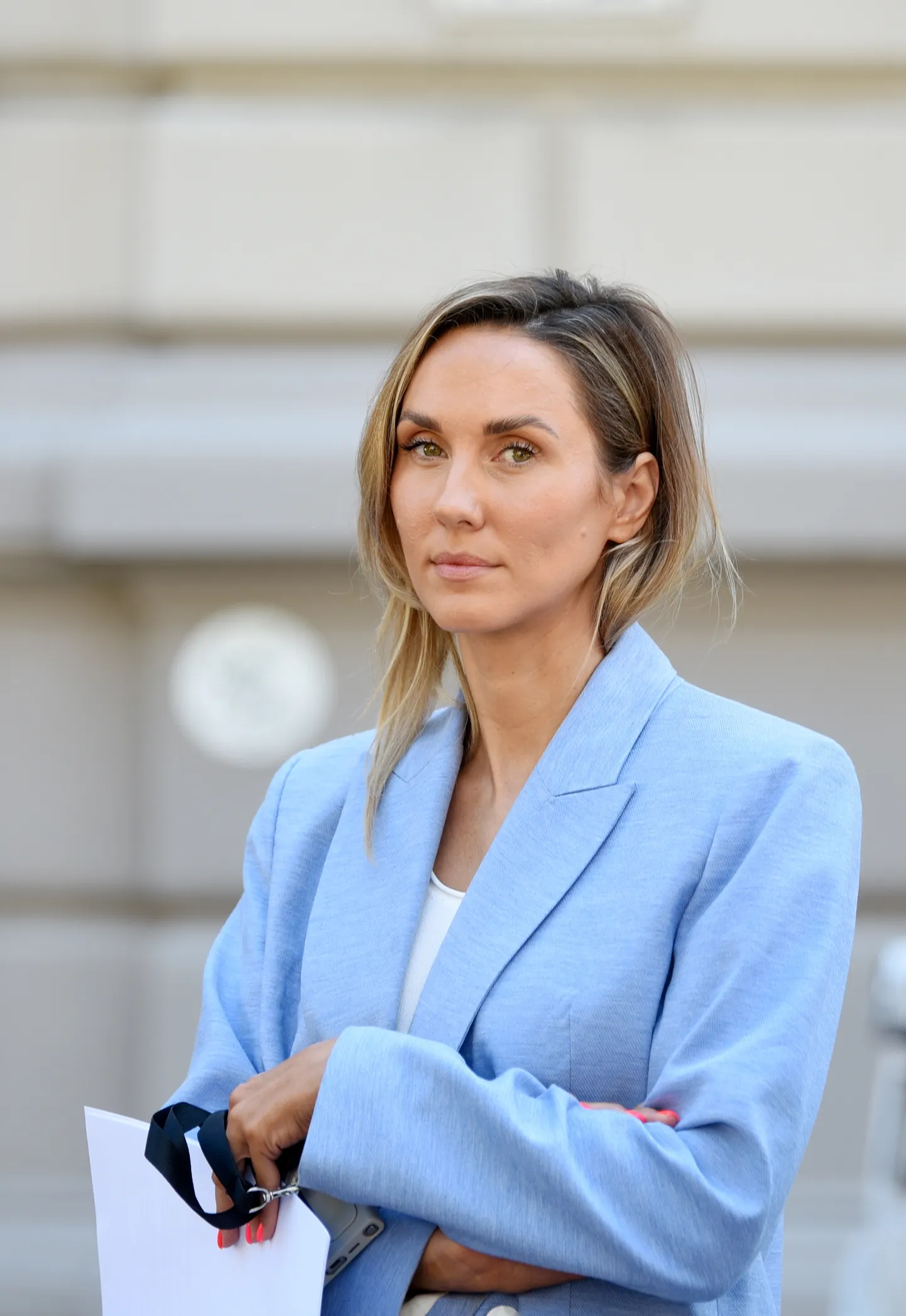 Partijas "Latvija pirmajā vietā" pārstāve Maija Armaņeva.