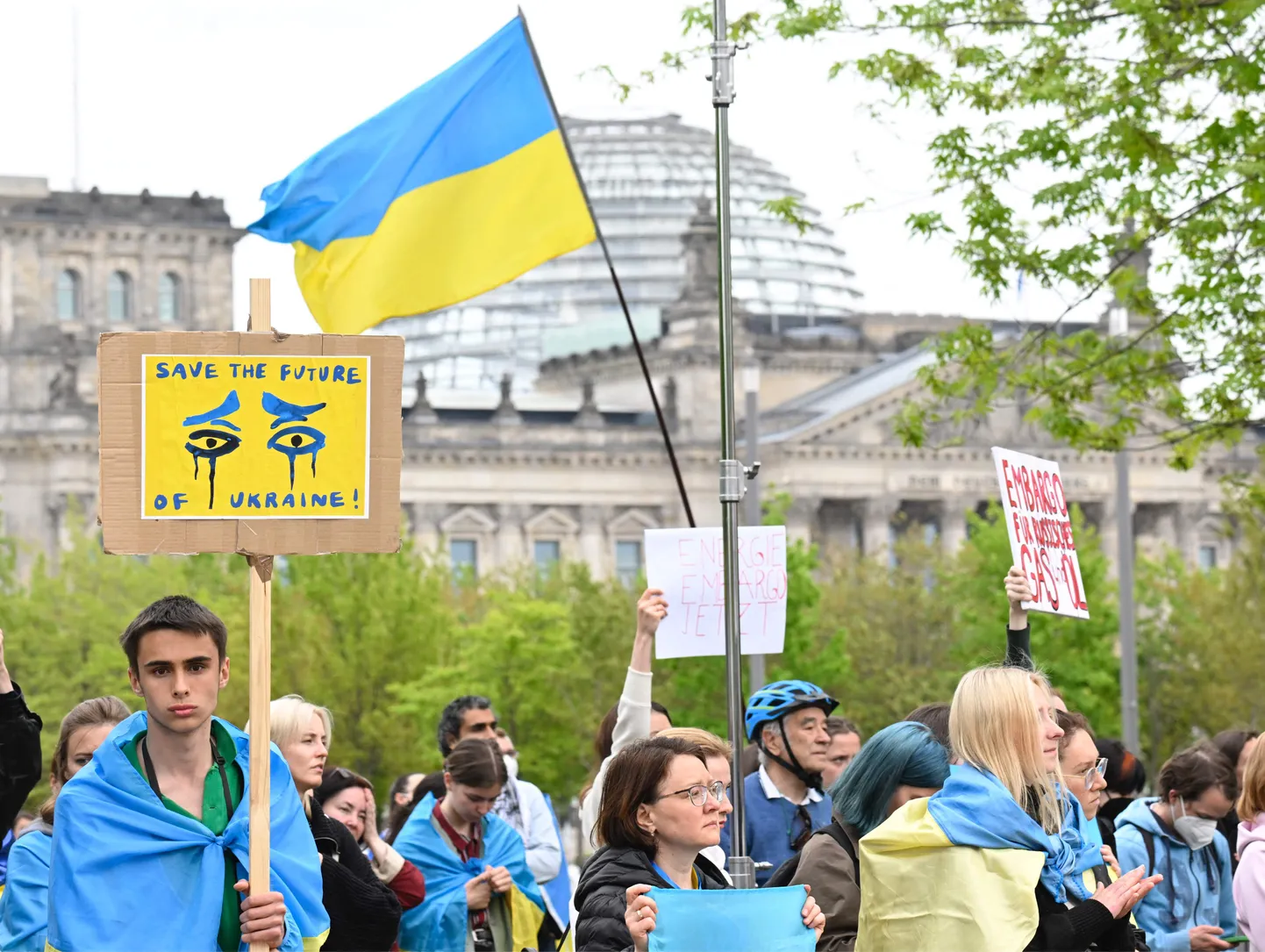 Протест в Берлине. Фото иллюстративное.