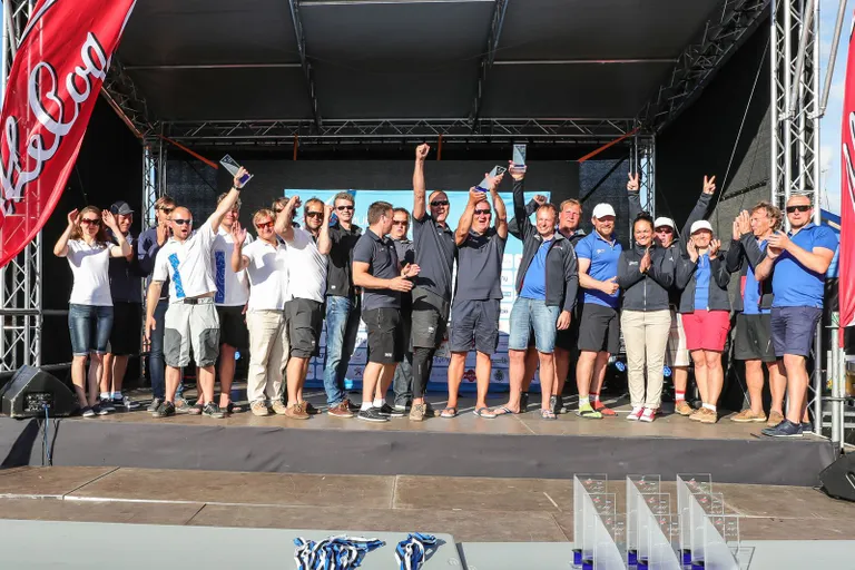 ESTLYS 1 grupi esikolmik  - A. Le Coq 59. Muhu Väina regatt 2016 - foto Erlend Štaub/Postimees