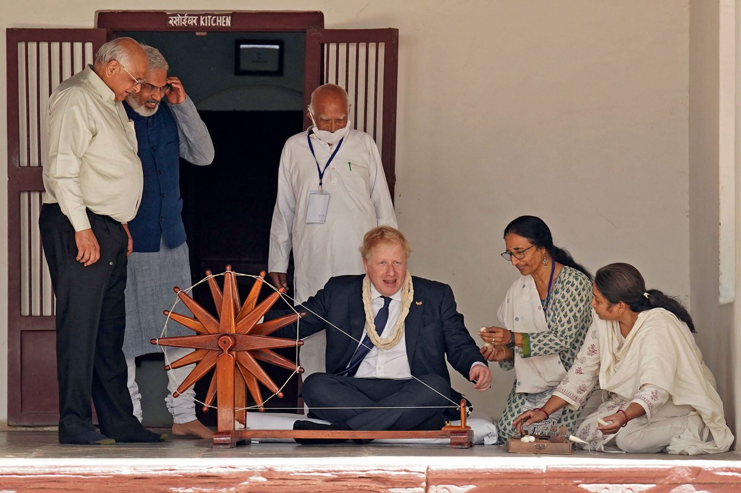 Briti peaminister Boris Johnson visiidil Indias.