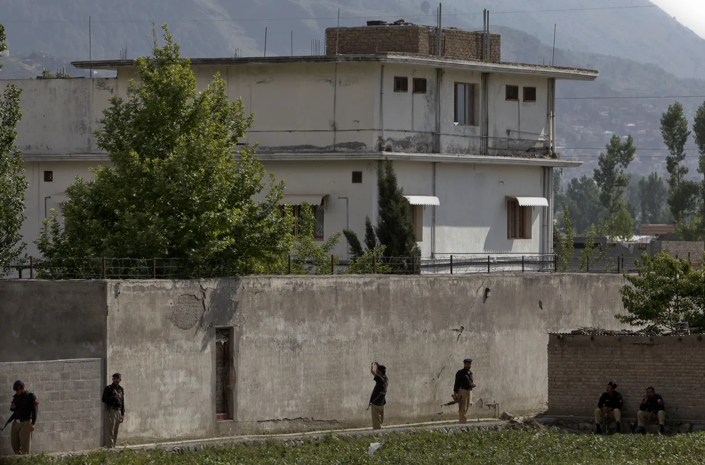 Villa Pakistanis Abottabadis, kus Osama bin Laden elas. USA konfiskeeris sealt viis arvutit