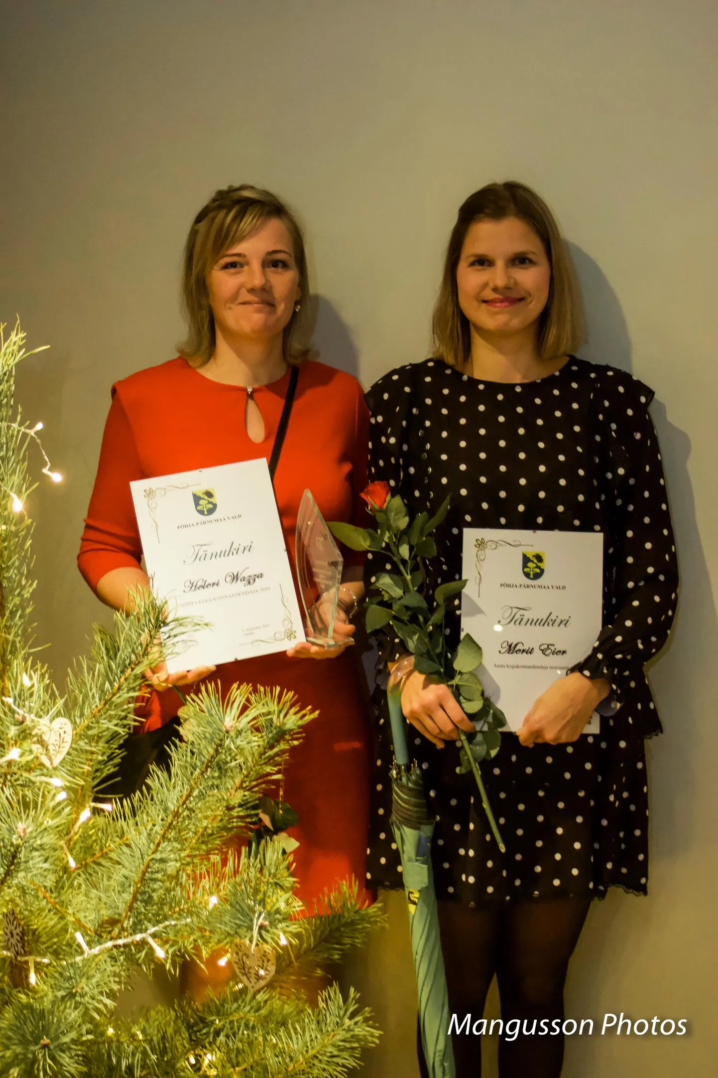 Põhja-Pärnumaa valla kogukonnaedendajad on Heleri Wazza (vasakul) Libatse külast ja Merit Eier Vändra alevist.