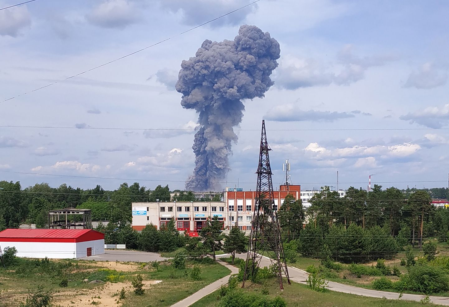 Взрывы на заводе в Дзержинске.