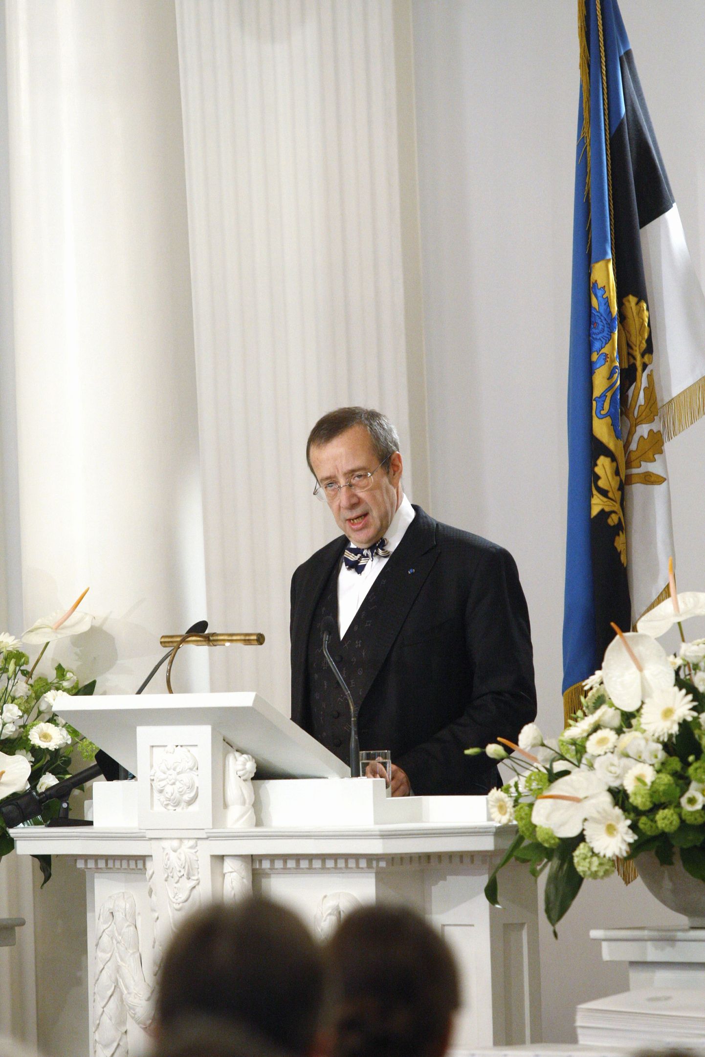 President Toomas Hendrik Ilves peab kõnet