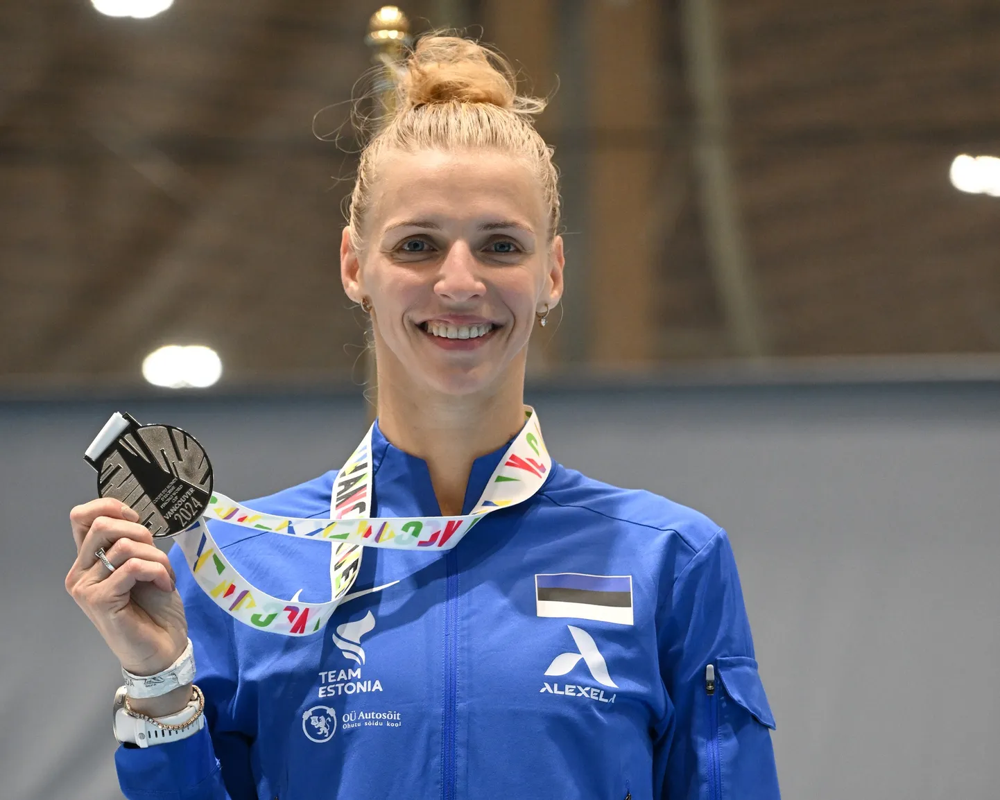 Vehklemise Vancouveri MK-etapi 2. koha võitja Katrina Lehis.