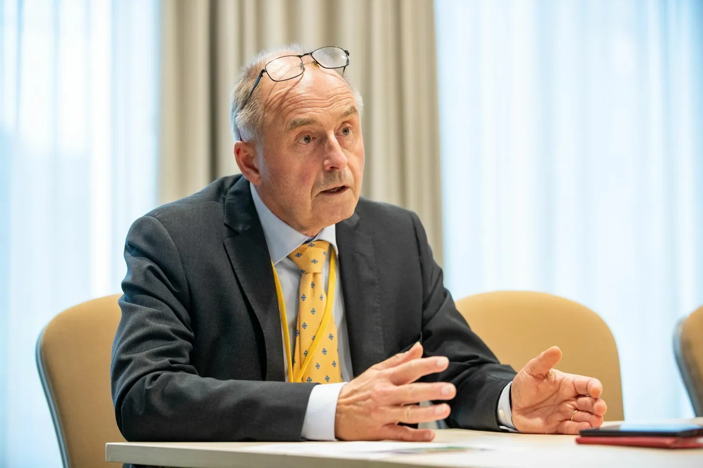 Rootsi Kaitseuuringute agentuuri kaitsenanalüüsi osakonna direktor Robert Dalsjö osales Tallinnas ABCD julgeolekukonverentsil.