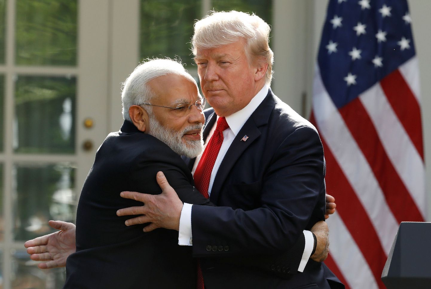 India peaminister Narendra Modi ja USA riigipea Donald Trump möödunud nädalal kohtumas.