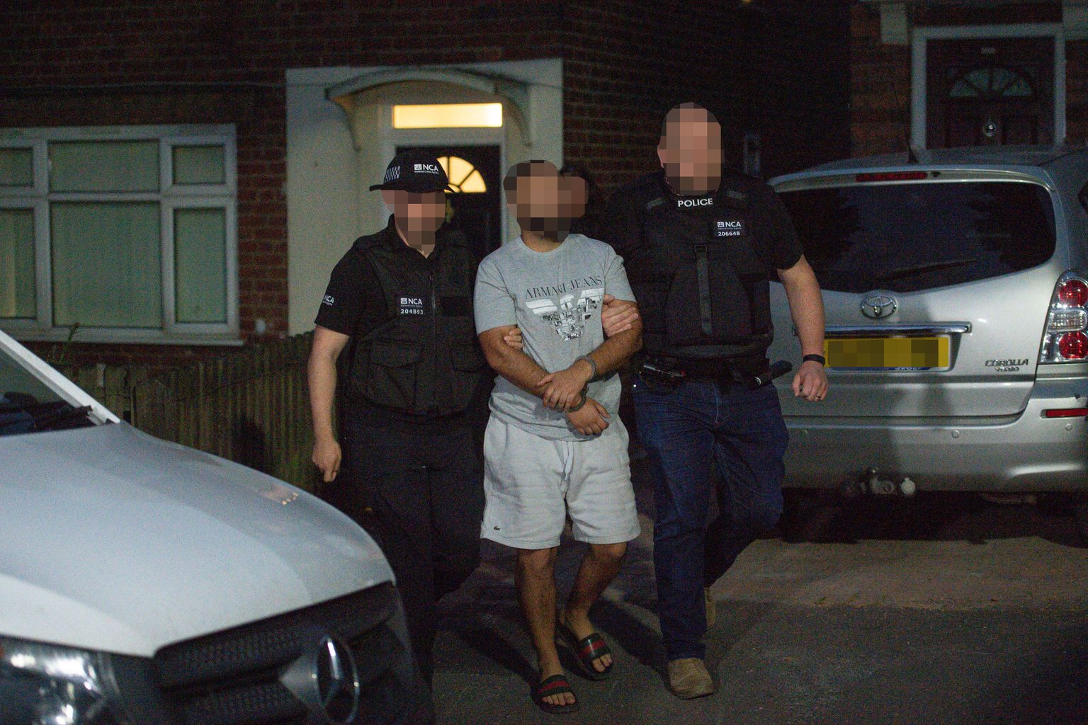 Vahistamine EncroChati uurimise käigus Ühendkuningriigis.