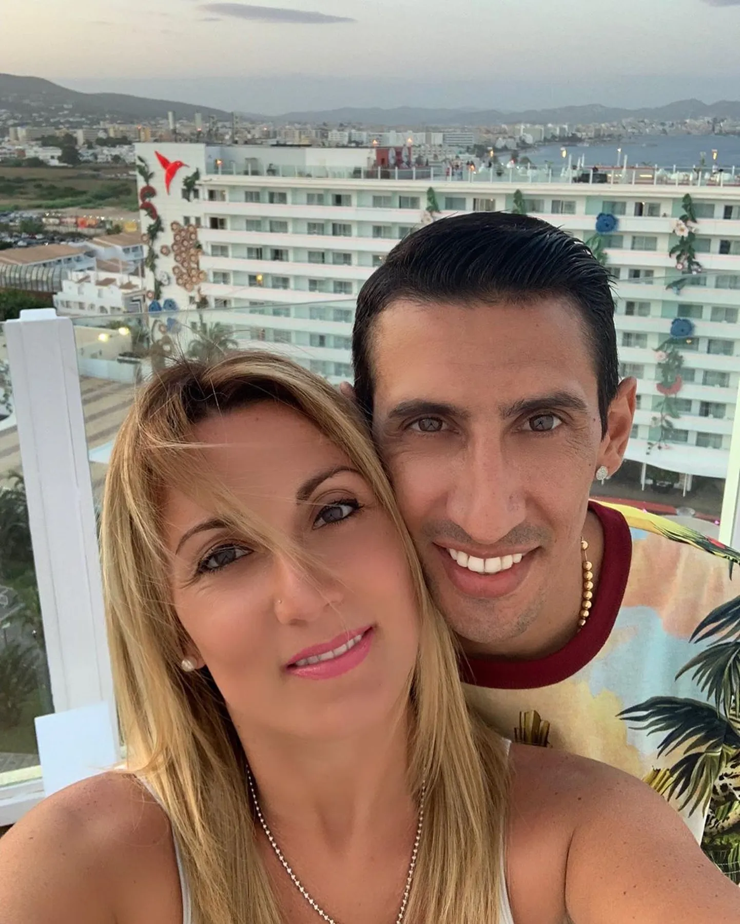 Jorgelina Cardoso ja Angel Di Maria