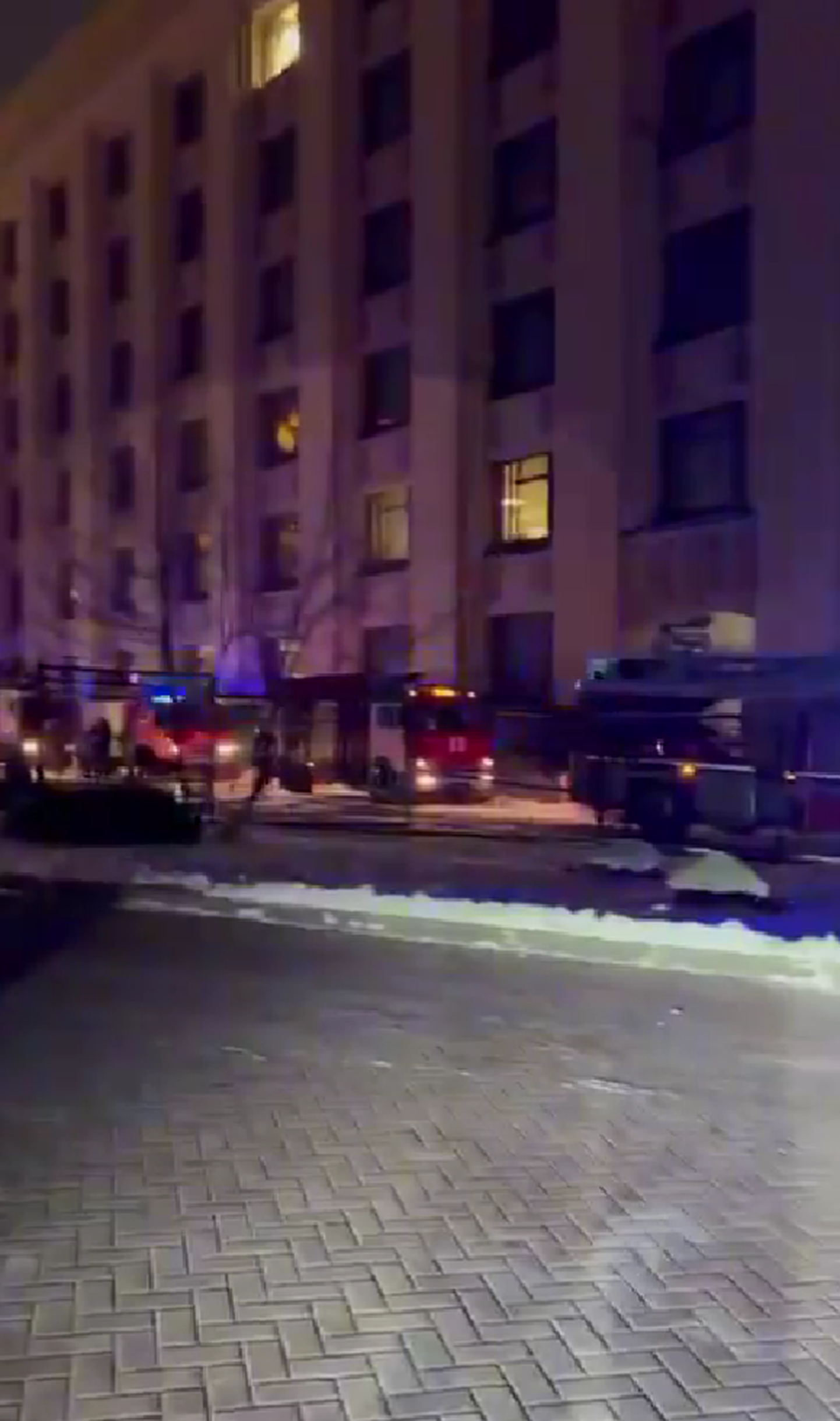 Krievijas Ārlietu ministrijas ēkā Maskavā izcēlies ugunsgrēks