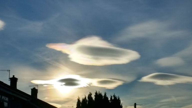 Ufokujulised pilved
