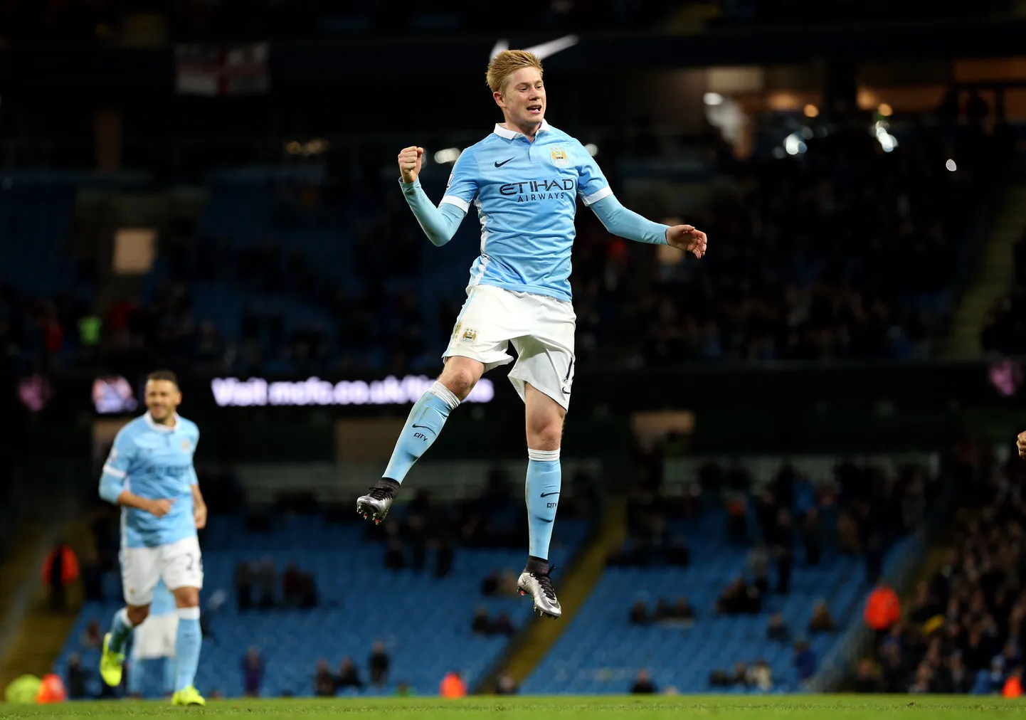 Kevin De Bruyne väravat tähistamas.