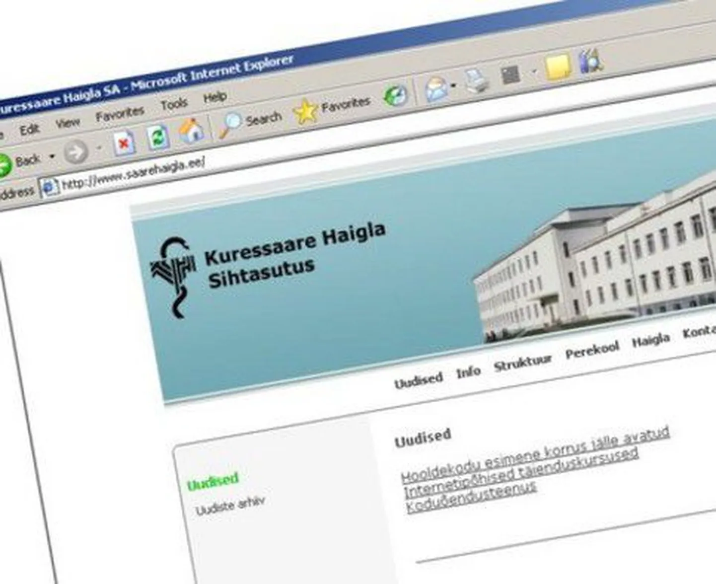 Kuressaare haigla koduleht