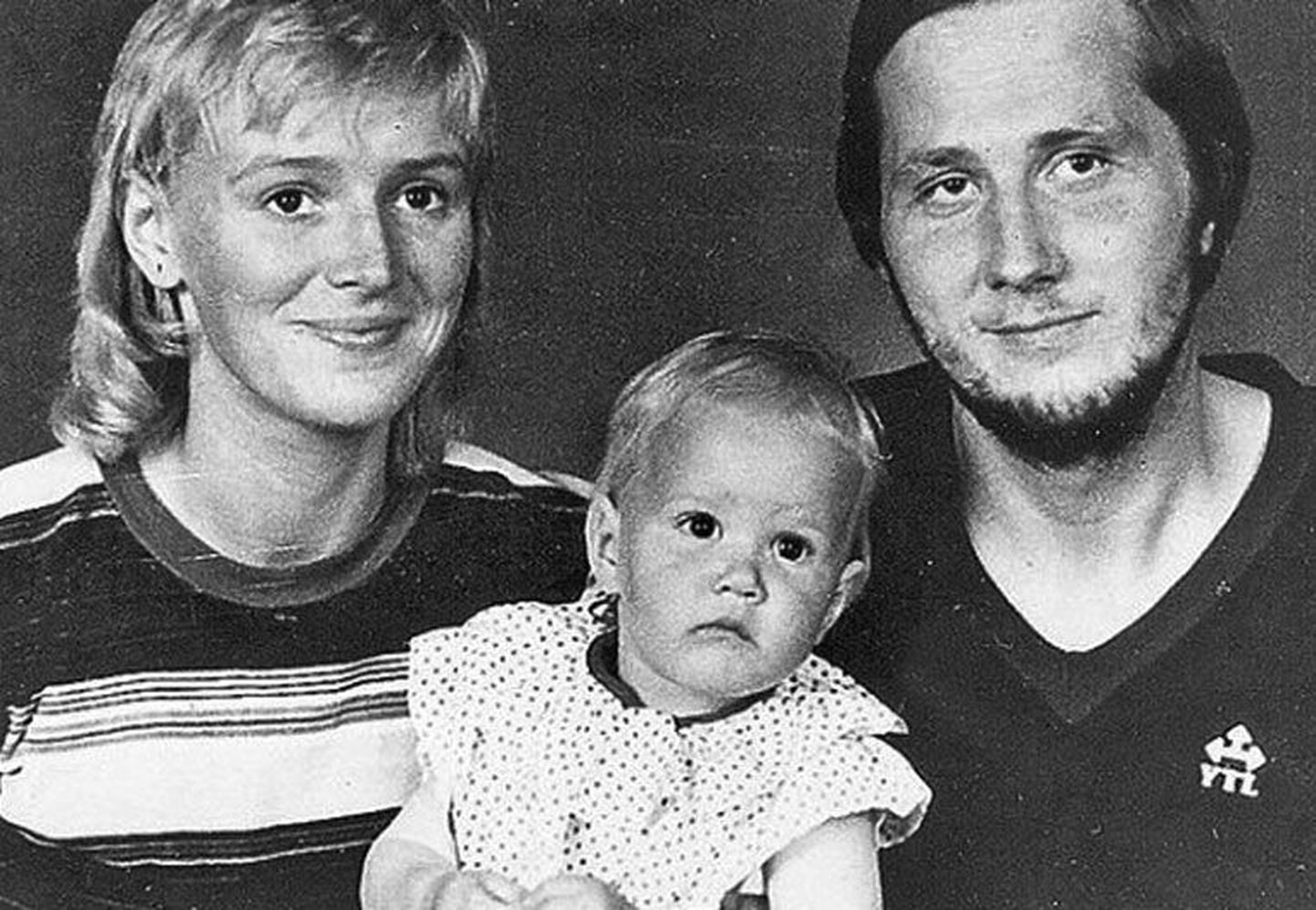 Leila Miller, Kaisa Randpere ja Valdo Randpere enne Rootsi põgenemist.