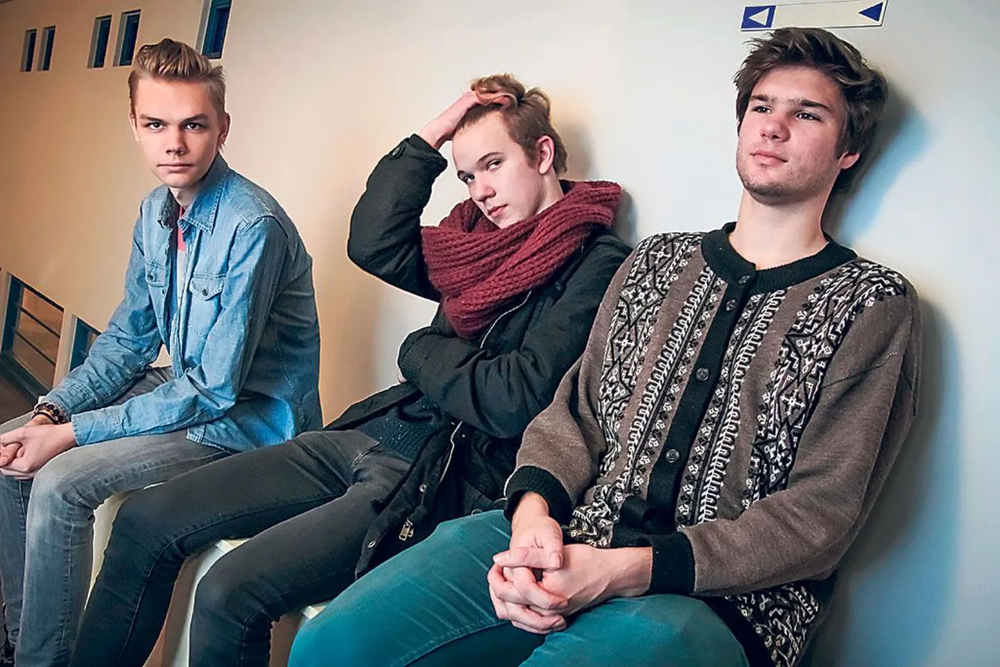 Karl Kevad, Villem Sarapuu ja Hendrik Tamberg teevad oma bändi The Boondocks suure hingega.