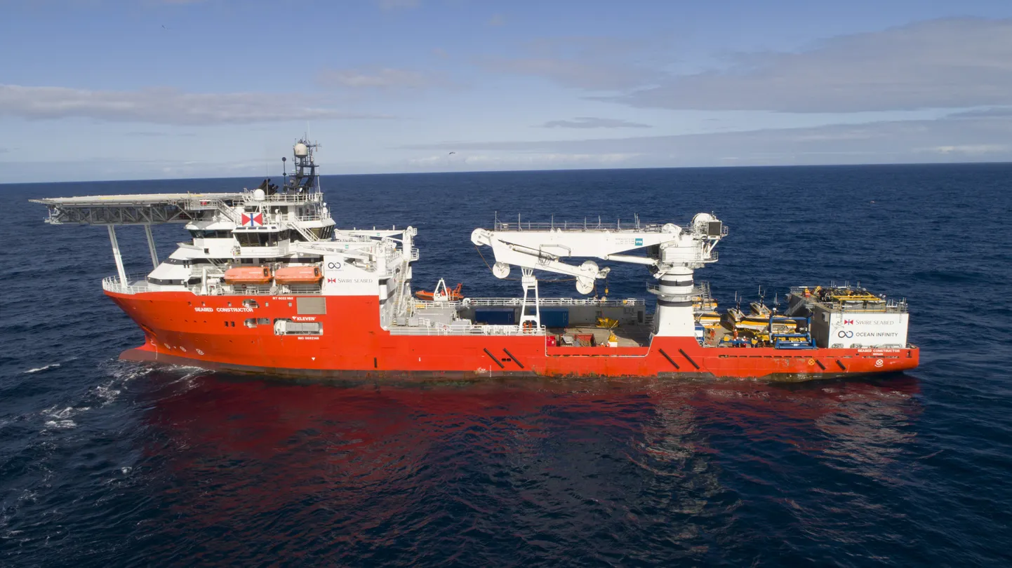 Radaritelt kadunud Seabed Constructor.