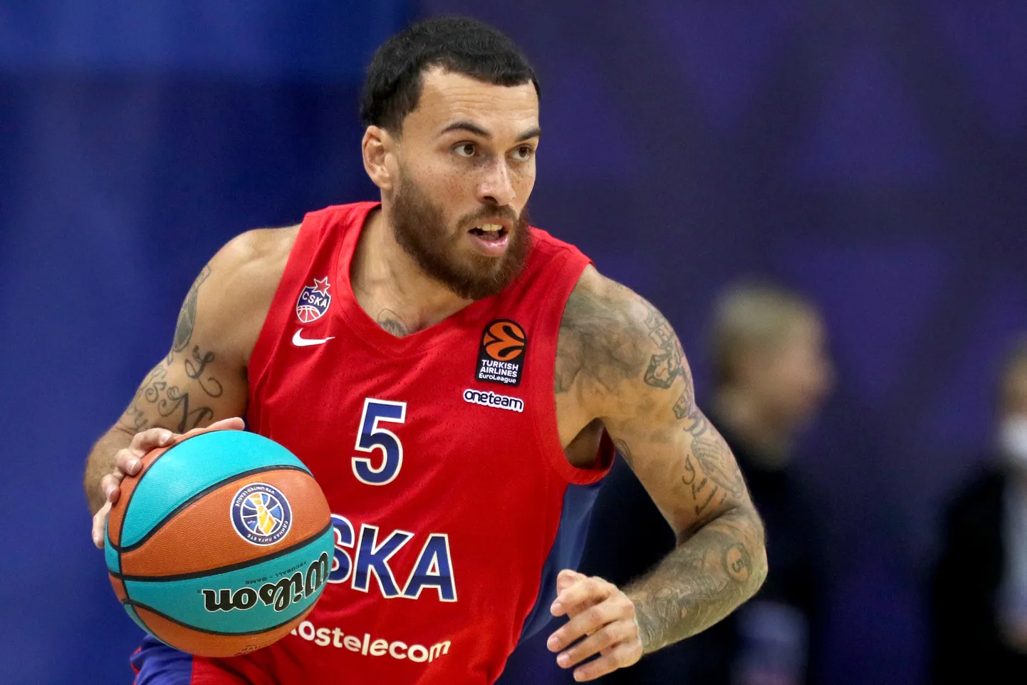 Mike James möödunud hooaja alguses Moskva CSKA särgis.