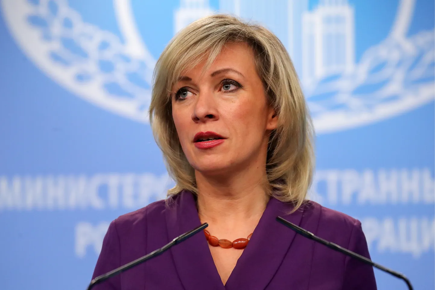 Vene välisministeeriumi kõneisik Maria Zahharova.