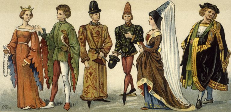 Moejoonistused keskaegsest rõivastusest