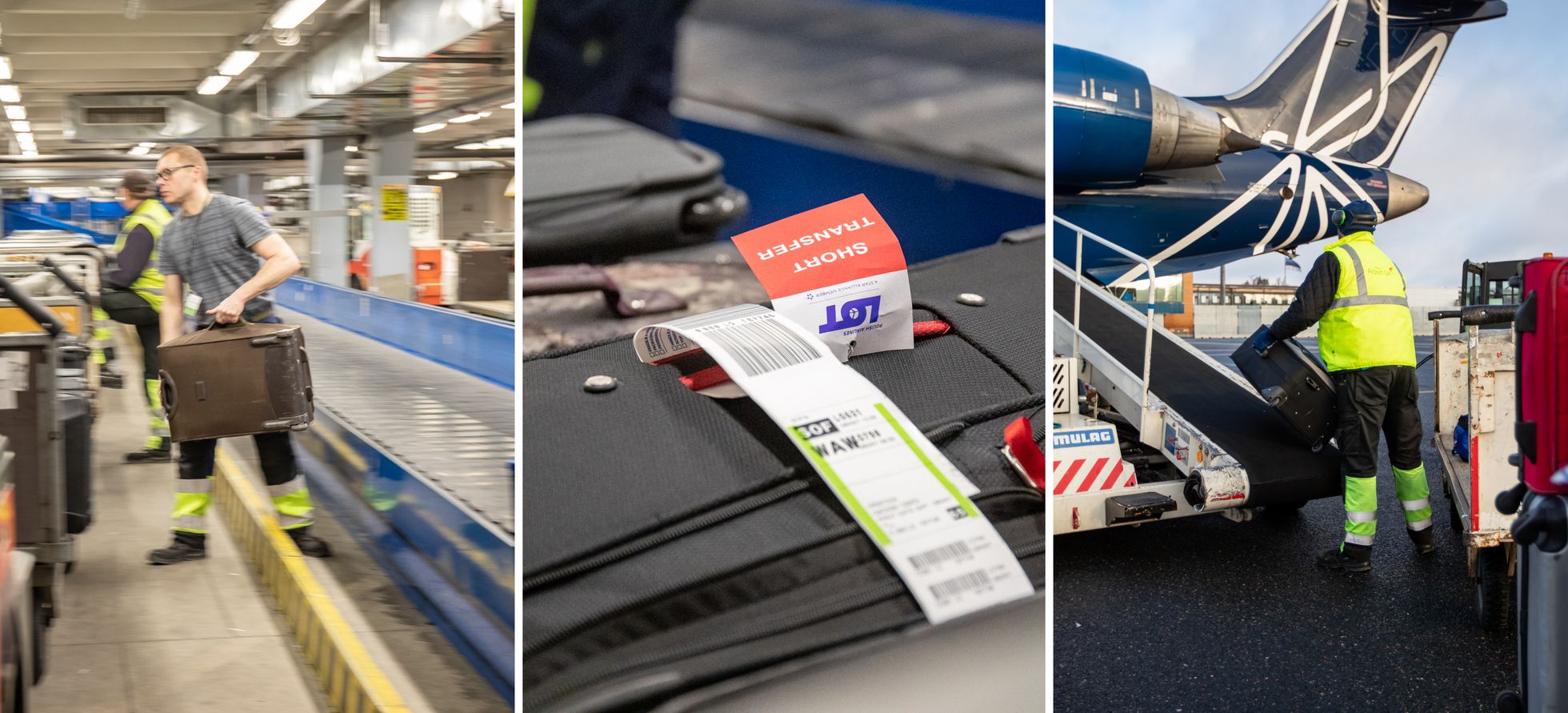 Если между двумя рейсами слишком короткий промежуток времени, на багаж наклеивается пометка «Short transfer».
