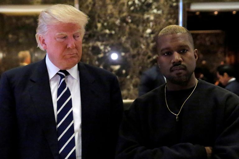 Donald Trump ja tema hea sõber Kanye West.