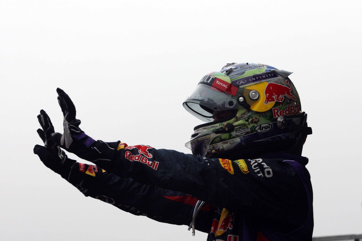 Lõppenud hooaja võitja Sebastian Vettel.