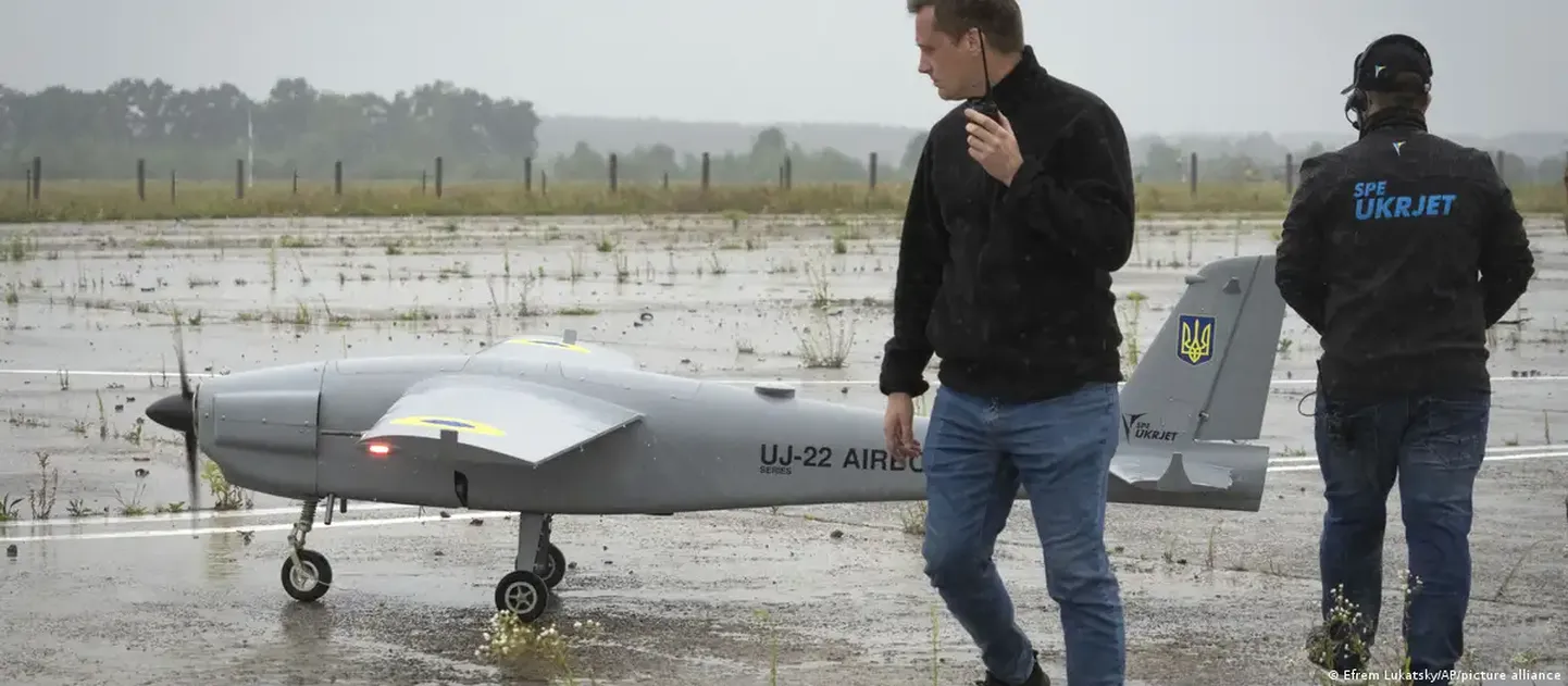 Украинский БПЛА модели UJ-22 Airborne компании UKRJET