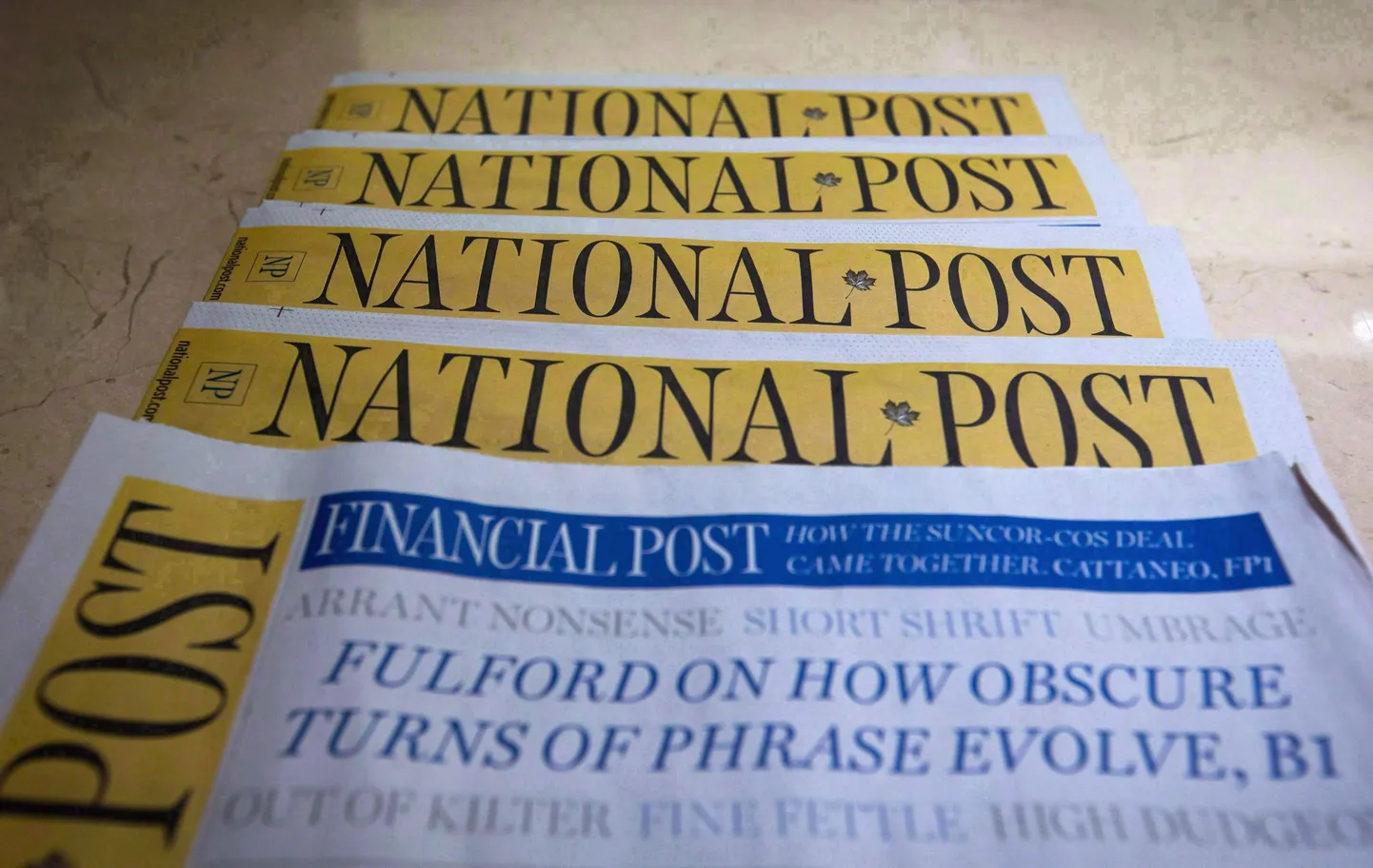 Üks Postmedia ajalehtedest