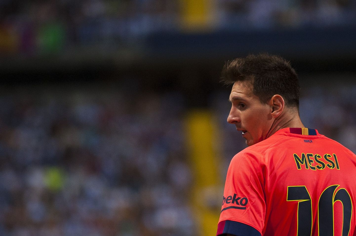 Barcelona ründeäss Lionel Messi.