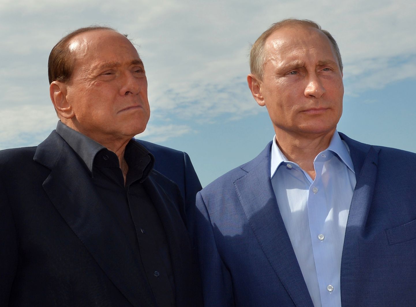 Silvio Berlusconi ning Vladimir Putin Krimmis Sevastopolos 11. septembril 2015. aastal.