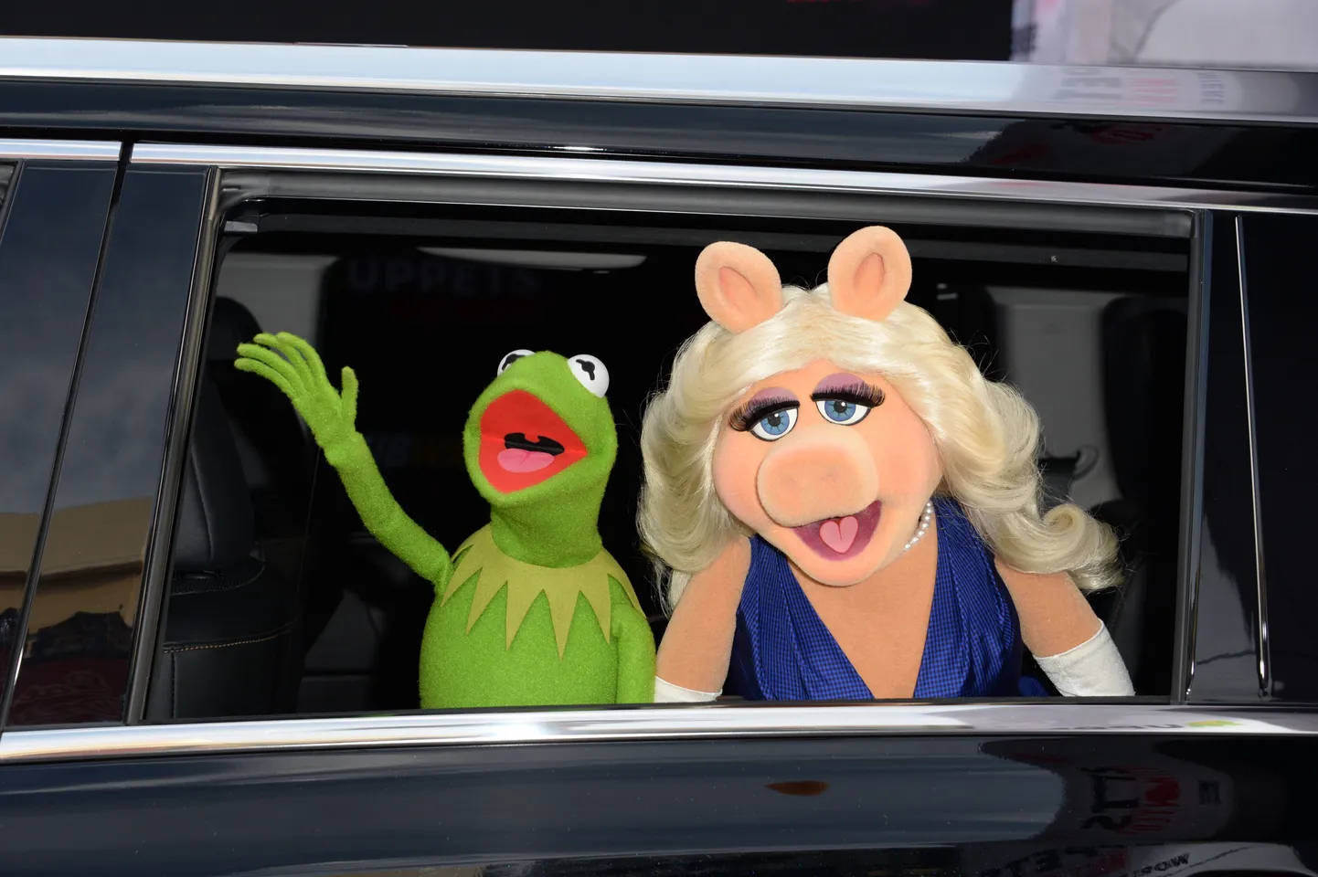 «Muppet Show» tegelased Konn Kermit ja Miss Piggy.