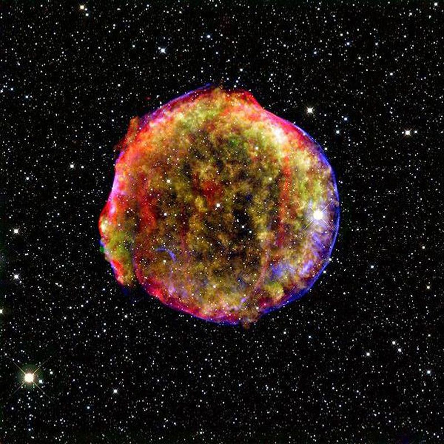 Supernoova, mille uurimine tõi kolmele kosmoloogile tänavuse Nobeli füüsikapreemia.