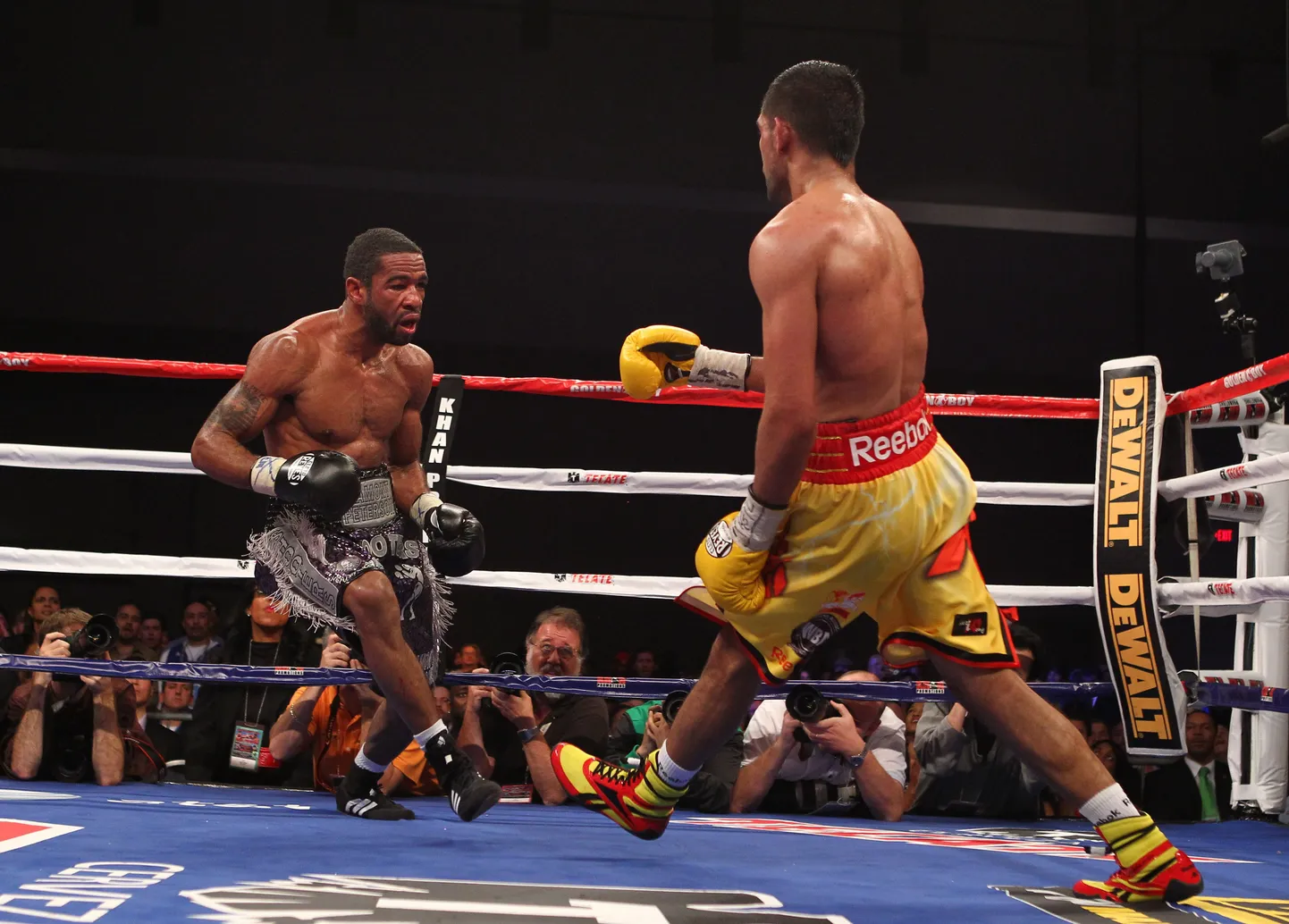 Amir Khan ja Lamont Peterson.