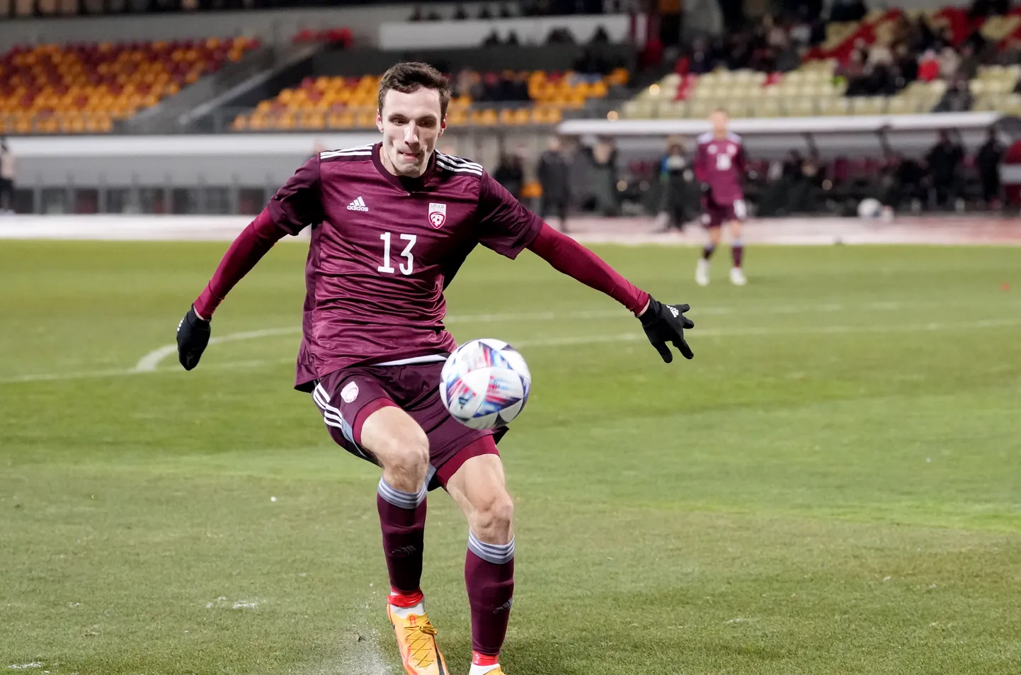 Latvijas futbola izlases spelētājs Raivis Andris Jurkovskis