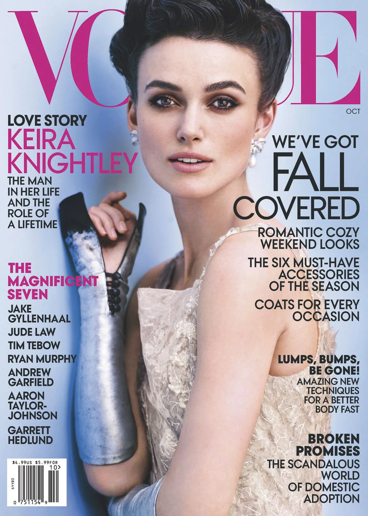 Кира Найтли на обложке Vogue