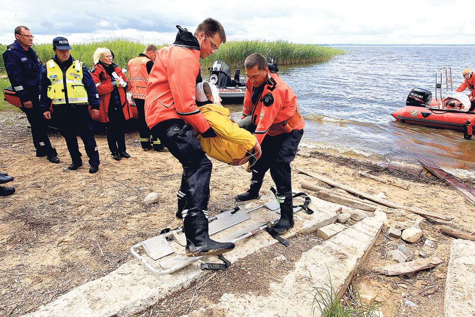 Õnnetusse sattunute täpne arv oli teadmata. Päästjad leidsid Võrtsjärvelt ja Tondisaarelt ligi 40 kannatanut-hukkunut.