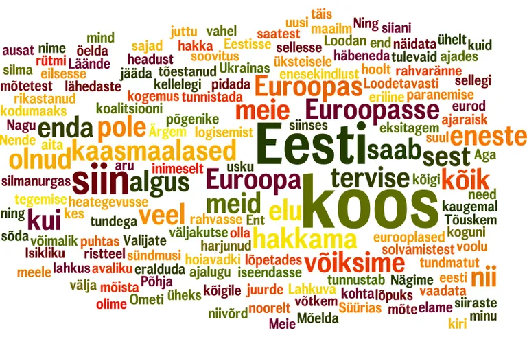 Ilvese uusaastatervitus 2015. aasta lõpus.