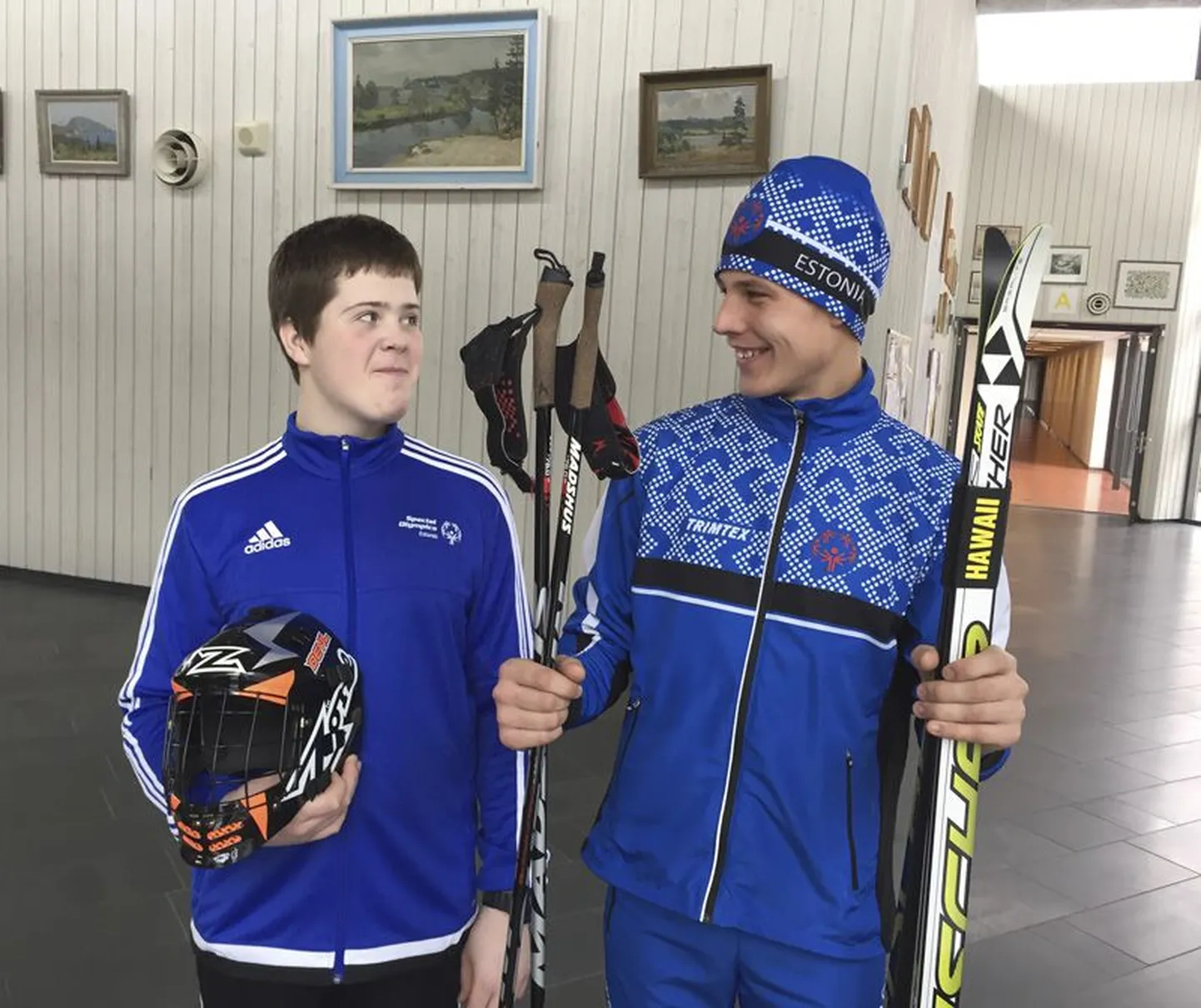 Andrei Kapitonov (vasakul) ja Ain Põder on aasta aega eriolümpia talimängudeks valmistunud.