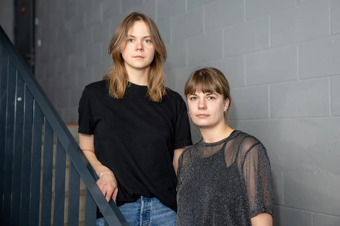 Eesti väljapaneku lavastajad Liisa Saaremäel (vasakul) ja Keithy Kuuspu.