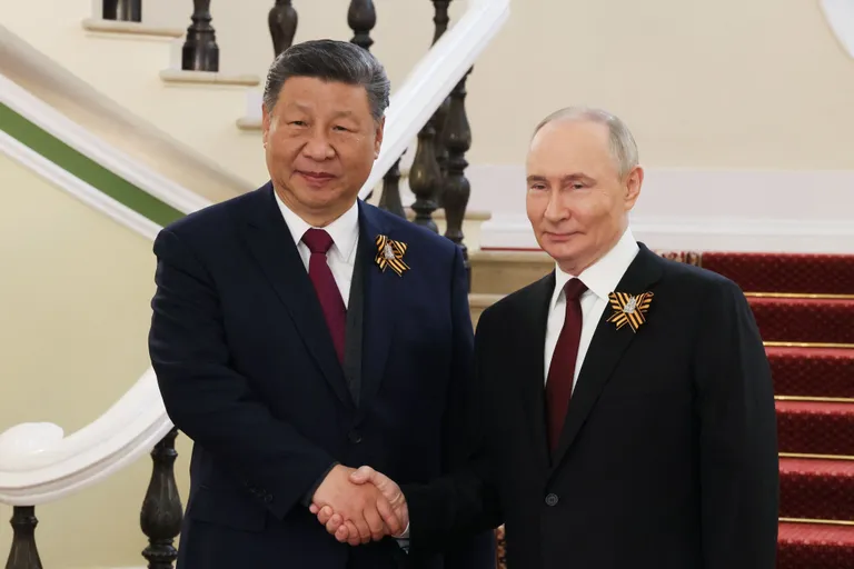 Си Цзиньпин и Владимир Путин.
