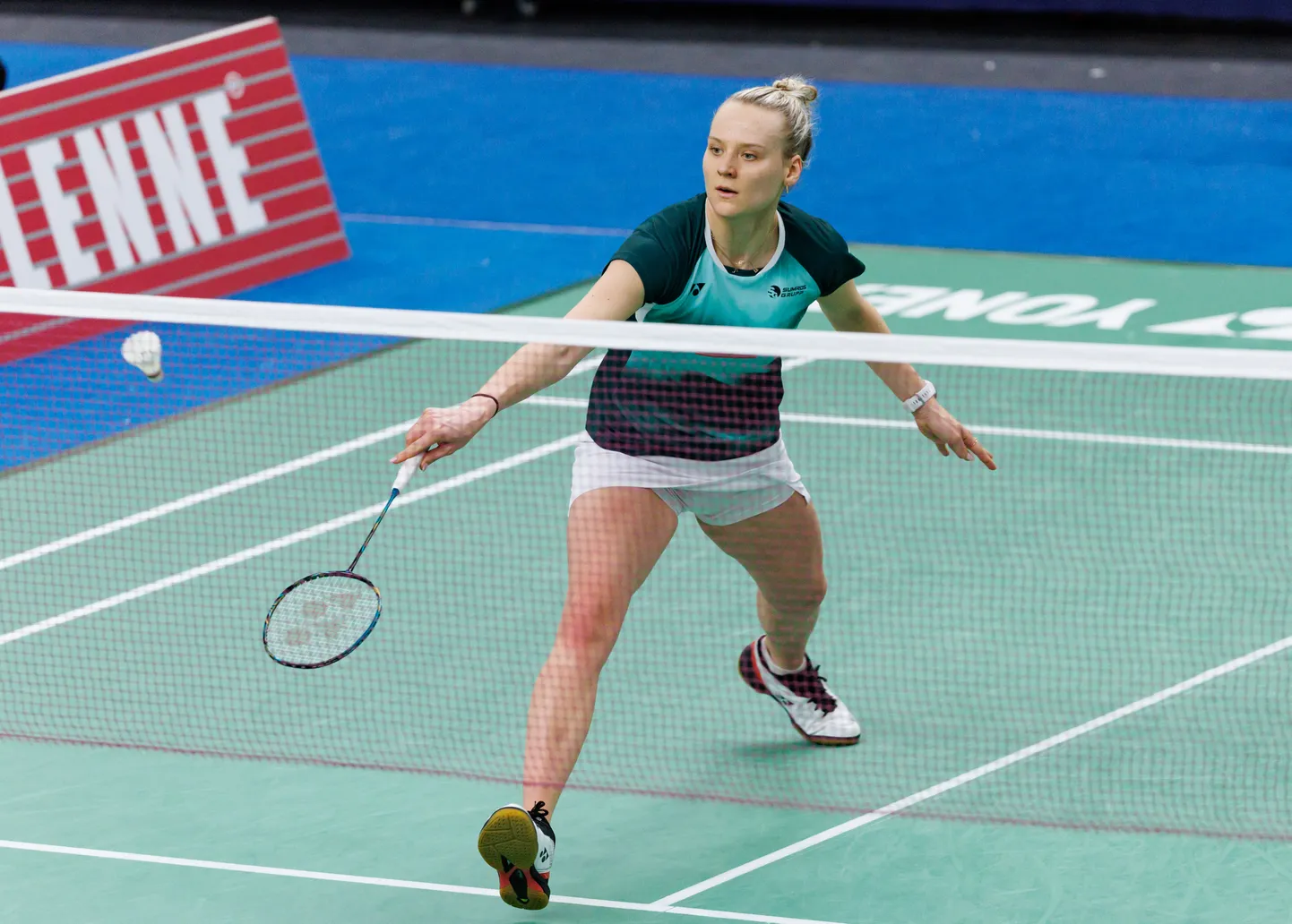 Kristin Kuuba pidas teises ringis väga tulise ja tasavägise mängu, mille suutis enda kasuks kallutada.