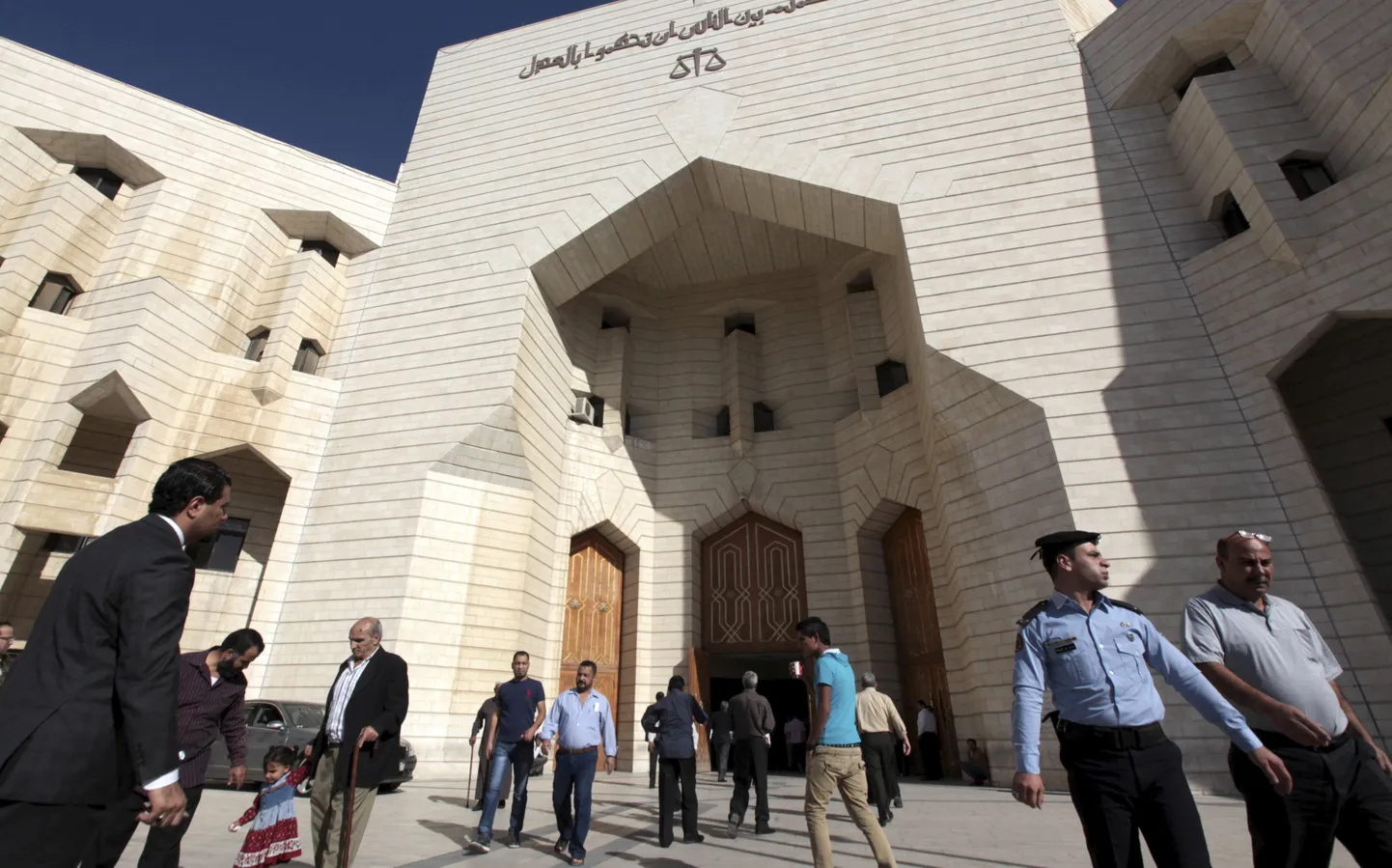 Kohtuhoone Ammanis, kus asub ka kriminaalkohus.