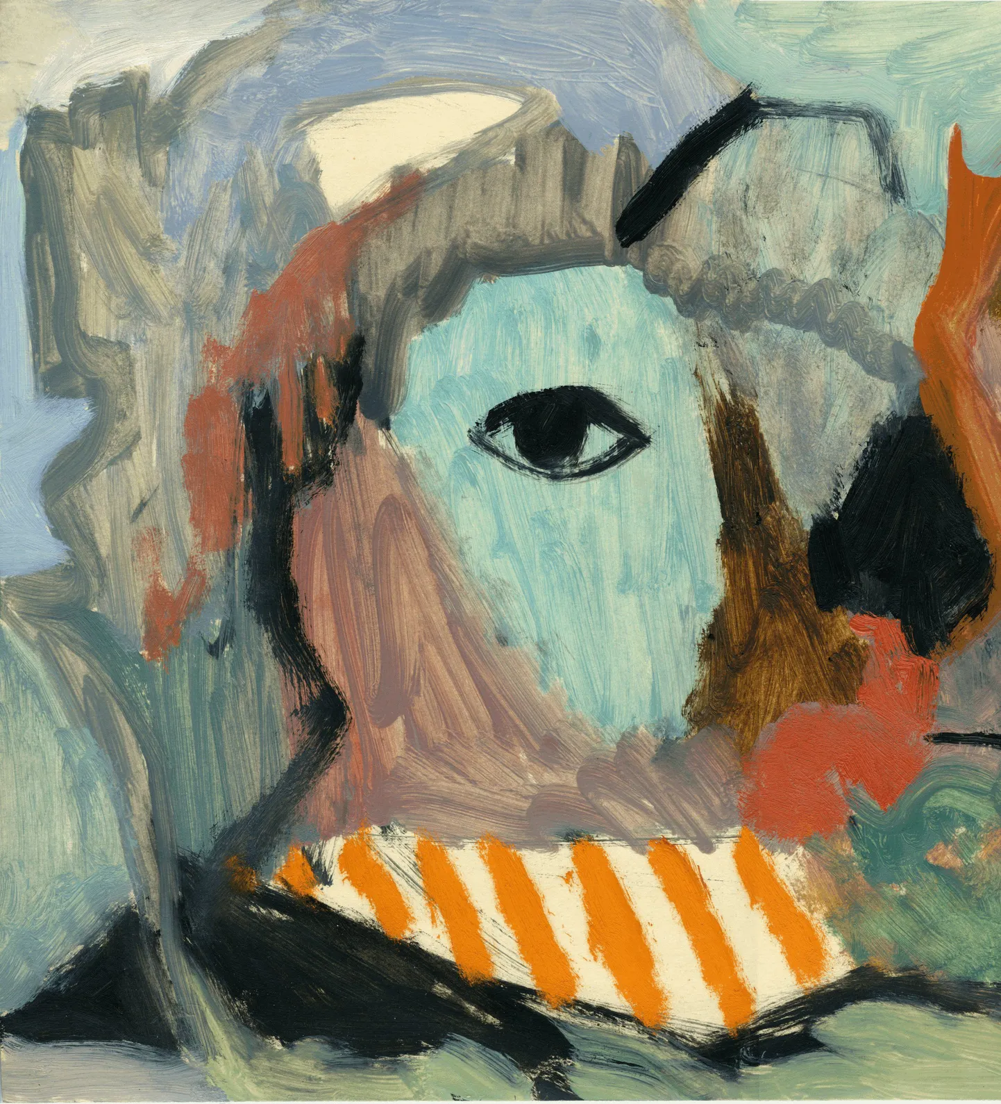 Lüüdia Vallimäe-Mark «Silm rohelises» (1958?), õli.