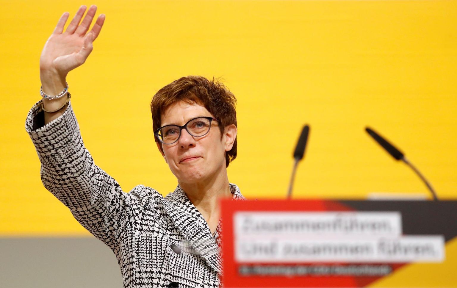 Eile erakonna Saksamaa Kristlik-Demokraatlik Liit (CDU) uueks esimeheks valiti Annegret Kramp-Karrenbauer. 