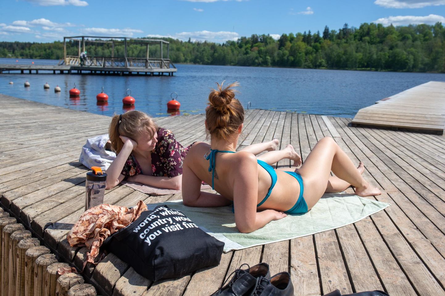 Viljandi järve vesi on terviseameti kinnitusel suplemiseks puhas.
