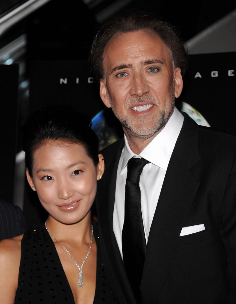 Nicolas Cage ja ta eksnaine Alice Kim
